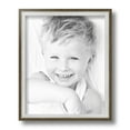 thumbnail image 2 of ArtToFrames 8" x 11" Silver with Stained Grey Picture Frame, 8.5x11 inch Silver Wood Poster Frame (WOM-4767), 1 Pack, 2 of 7