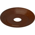 thumbnail image 3 of Ekena Millwork 16 1/8"OD x 3 5/8"ID x 1"P Adonis Ceiling Medallion (Fits Canopies up to 10 1/4"), Hand-Painted Burnished Mahogany Crackle, 3 of 6