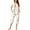 Brown, variant on Maternity Sleepwear Gradient Printed Button Pleated Round Neck Short Sleeve Top Pocket Sports Capris Loose Comfortable Ladies Pajama Set