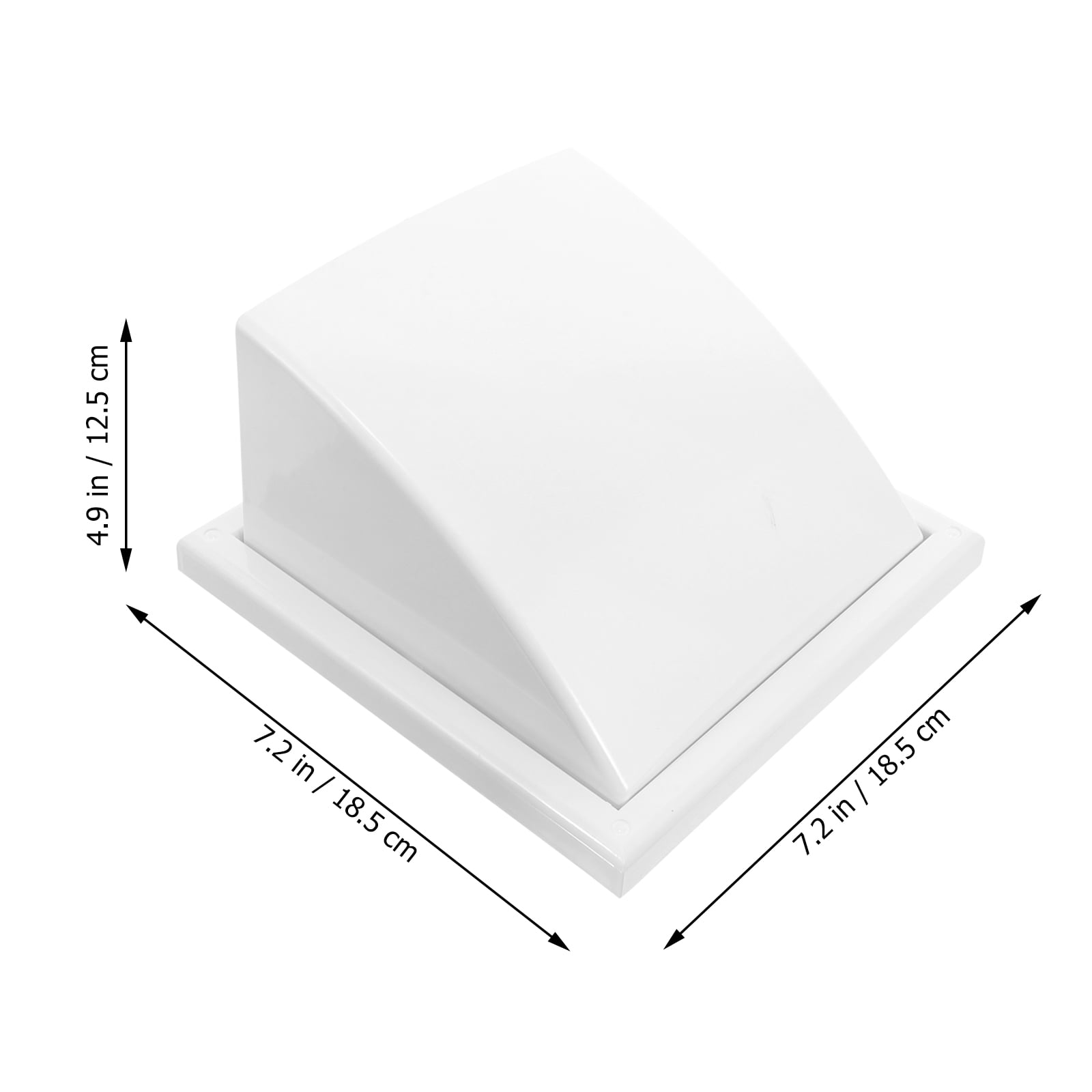 HOMEMAXS Exhaust Hood Vent Cover Outdoor Dryer Vent Cover Dryer Exhaust Vent Cover for Outside