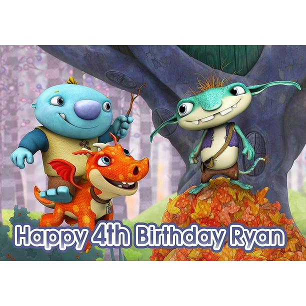 Nickelodeon Wallykazam Birthday Cake Personalized Cake Topper Icing Sugar Paper Sheet Edible Frosting Photo 1 4 Walmart Com Walmart Com