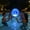 Blue,Free Size, variant on LED Light up Beach Ball 40cm Waterproof, Glow in Dark Pool Toy for Night Games, Floating Light Ball for Swimming Pool Party Indoor Outdoor Decor