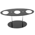 thumbnail image 3 of 3 Holes Ice Cream Cone Holder Pastry Rack Sushi Display Stand Waffle Cone Holder Black, 3 of 6