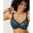 thumbnail image 2 of DELIMIRA Women's Plus Size Full Coverage Underwire Unlined Minimizer Lace Bra, 2 of 4