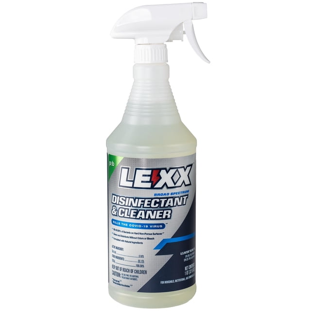 Limpiador desinfectante LEXX RTU 946 ml con ácido cítrico en spray