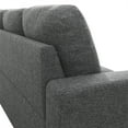 thumbnail image 6 of Aukfa 103" Sectional Sofa with Storage Ottoman, L Shape Couch for Living Room, Right Facing Chaise, Linen, Dark Gray, 6 of 11