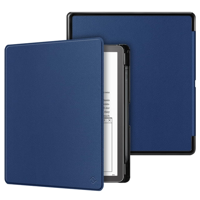 Funda Fintie Slim de piel sintética para Kindle Scribe de 10,2 pulgadas, color azul