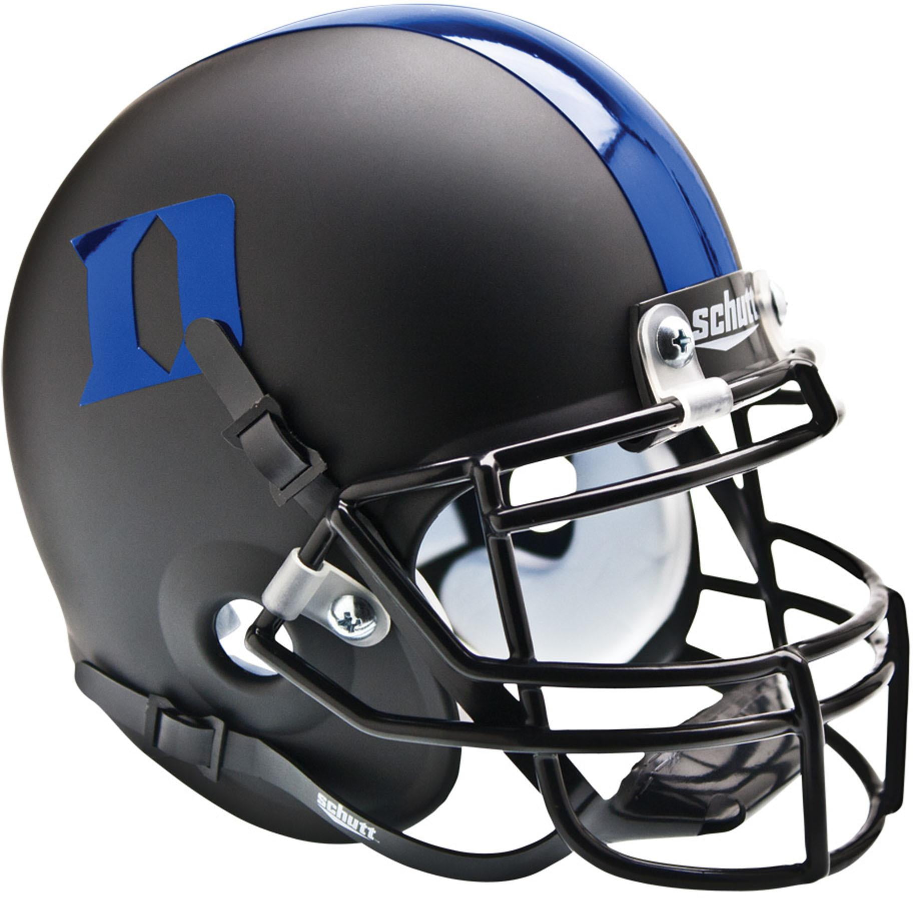 Fanatics Authentic Duke Blue Devils Schutt Black Matte Mini Football