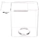 thumbnail image 4 of Caja de pañuelos de acrílico transparente con diseño cuadrado, elegante y duradera, diseño versátil, dispensador de caja de pañuelos transparente para baño, dormitorio, sala de estar o cocina, diseño, 4 of 6