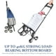 thumbnail image 4 of Carrito de compras plegable con ruedas de PU resistentes, ideal para supermercados y mercados. Diseño ligero y portátil con estructura de metal y bolsa de tela Oxford desmontable. Capacidad de carga, 4 of 6