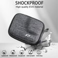 thumbnail image 3 of Estuche de Transporte FiTSTILL Tejido Gris para GoPro Hero 13-3+ Negro, 3 of 7