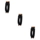 thumbnail image 5 of Pantalones de mujer Qarigey cintura alta banda elástica plisada Negro XXL, 5 of 6