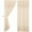White, variant on VHC Brands Simple Life Ruffled Curtain Panels, Antique White, 63x36, Set of 2