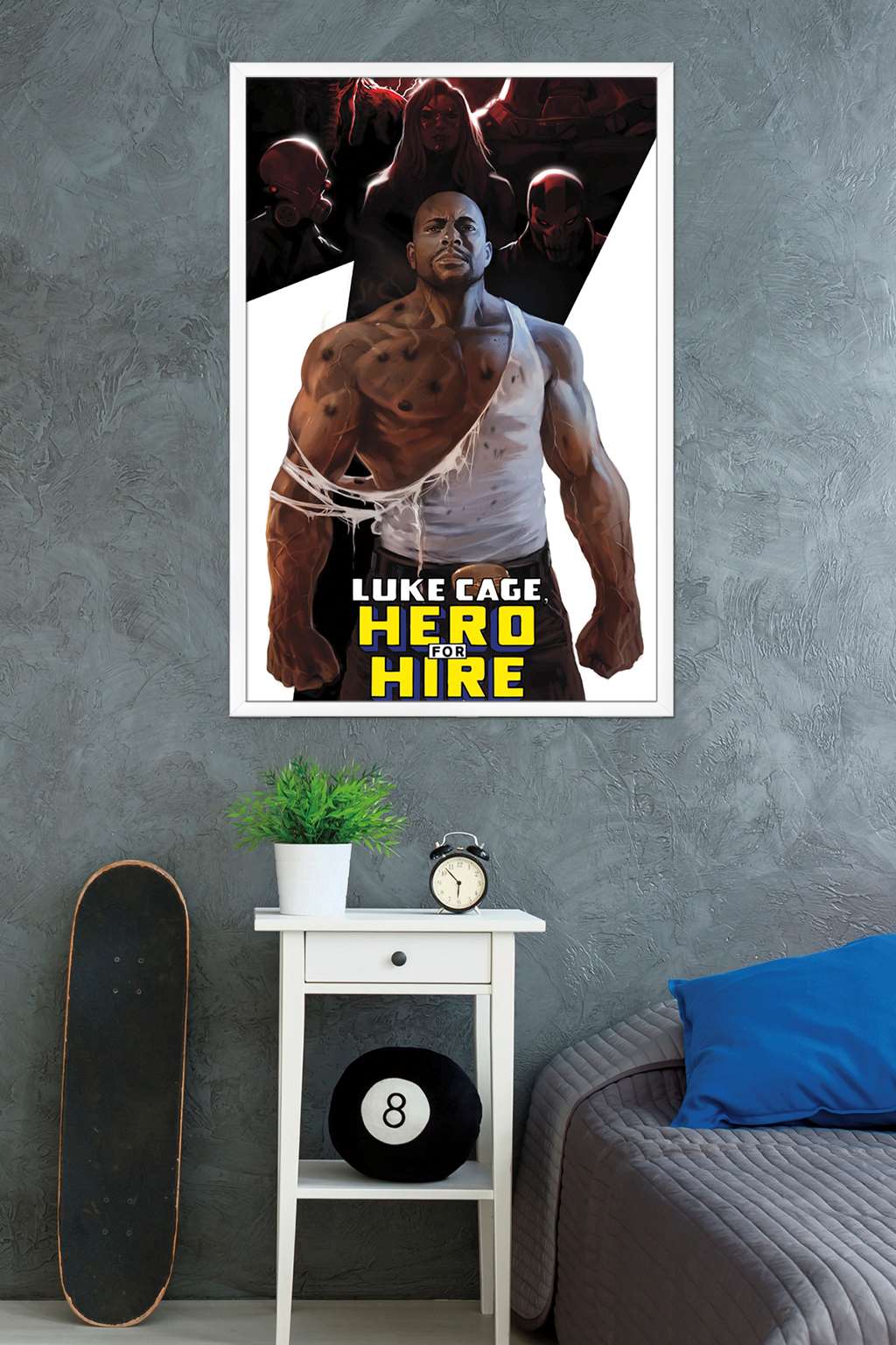 Marvel Comics - Luke Cage Wall Poster, 22.375" x 34", Framed