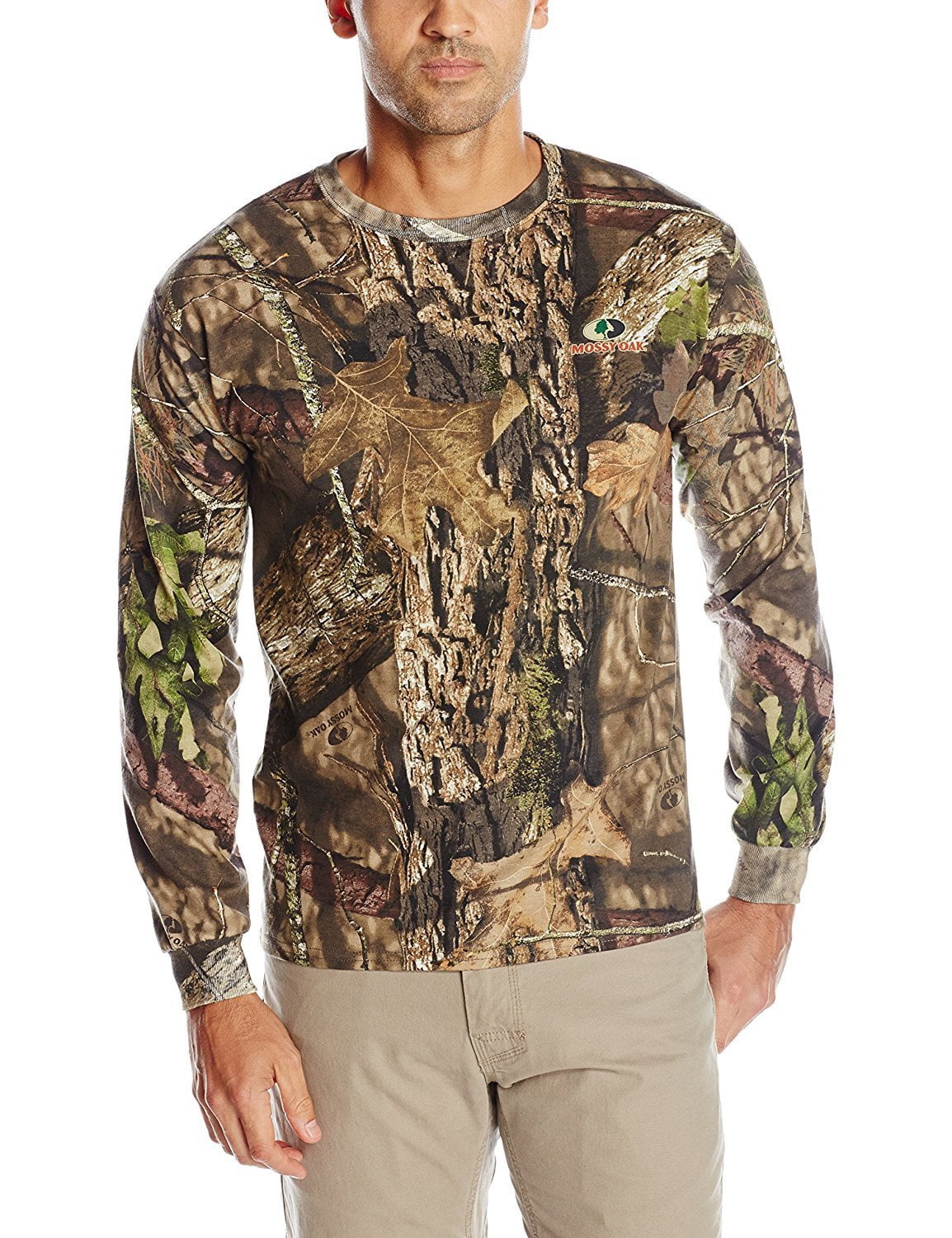Mossy Oak Men's Long Sleeve Camo Tee 