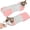 Pink, variant on Self-Adhesive Cat Grooming Wrap with Bite-Resistant Mesh Hood, Secure Waist Strap for Nail Trimming, Ear Cleaning, and Medication (Pink)