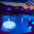thumbnail image 4 of maskred Underwater Submersible LED Lights RGB Swimming Pool Fountain Lamp Remote Control 5 & 2pcs 7cm, 4 of 6