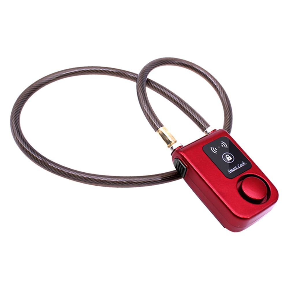 Bluetooth Bike Lock Alarm 110dB Universal Security Smart Bike Alarm Lock System AntiTheft