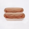 thumbnail image 5 of Organizador de bolsos, inserto apto para Fendy Peekaboo ISeeU, forro para bolsos medianos, grandes y pequeños, moldeador de maquillaje para bolsos, 2 piezas, 5 of 5