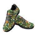 thumbnail image 1 of Zapatillas planas con diseño de marca de duende irlandés, regalo del Día de San Patricio, elegantes zapatos casuales con cordones, zapatos deportivos cómodos para adolescentes, 1 of 6