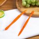 thumbnail image 3 of Peladores de cítricos Oso de Fresa Juego de 5 cortadores de piel de limón y frutas de plástico, 3 of 5