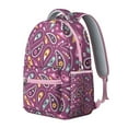 thumbnail image 2 of Beautiful Paisley Pattern Backpack – Perfect Paisley Gift for College, Spacious School Bag with Hidden Pocket, Lightweight Laptop Backpack for Commuting, 2 of 6
