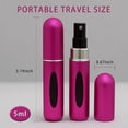 thumbnail image 2 of 12 Pack Refillable Perfume Atomizer Spray Bottles for Travel – 5ml Mini Cologne Refillable Bottles, Portable Perfume Sprayers for Women & Men, TSA Approved Family Set for Home and Travel Use, 2 of 6