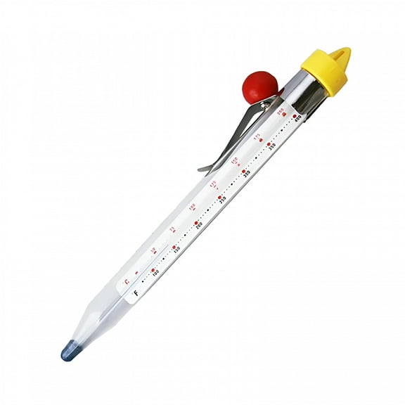 GJX Food-Safe Kitchen Temperature Read Stick Thermometer Cooking Jam Sugar Candy Food Kitchen Household Thermometers