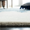thumbnail image 4 of Safavieh Dip Dye Jasmyn Floral Wool Area Rug, Ivory/Blue, 3' x 5', 4 of 10