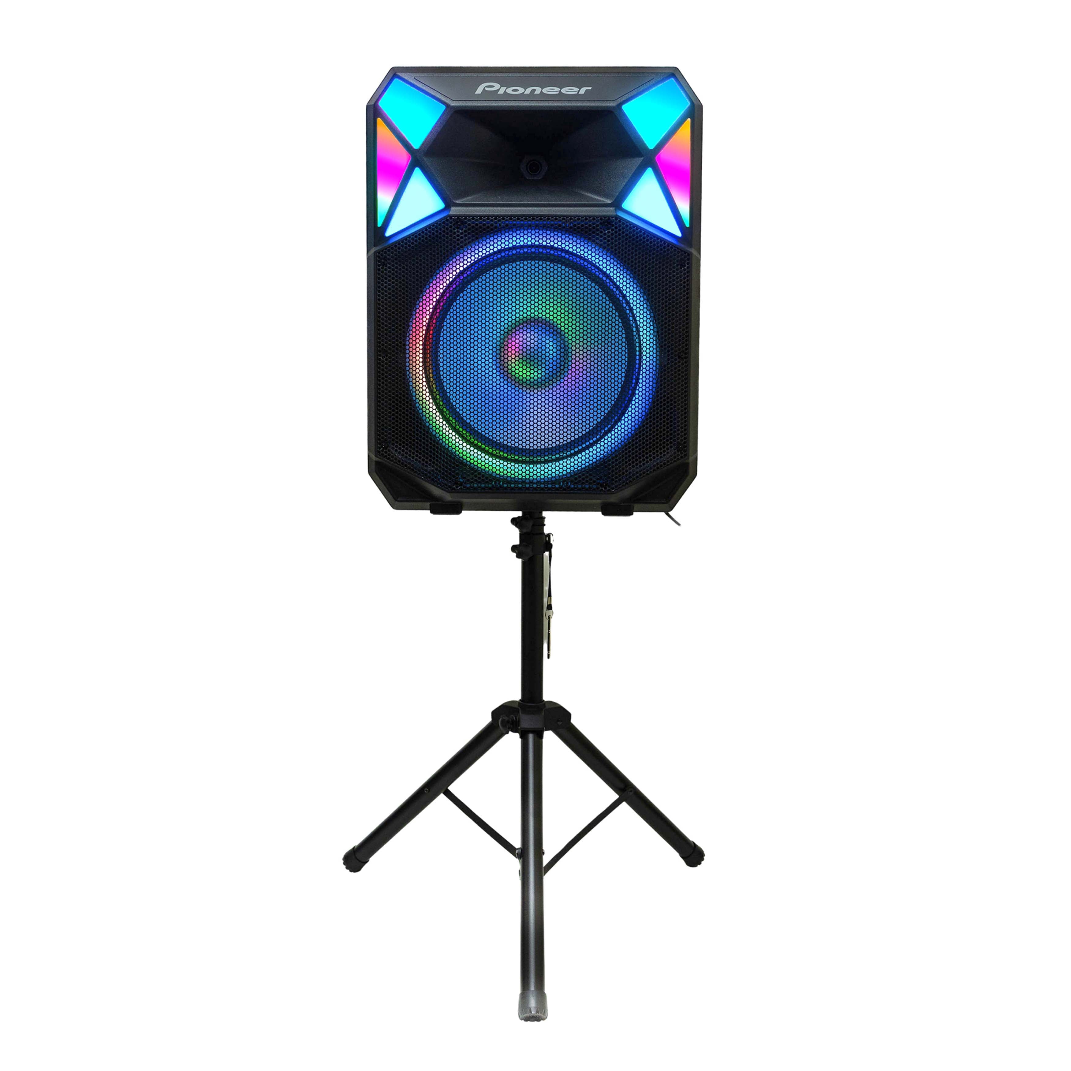 Pioneer PSX615 700W 15” Party Speaker with Auracast & RGB LED Lights (Includes Wireless Microphone & Stand)