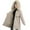 Khaki, variant on HAPIMO Women'S Windproof Fleece Lined Faux Fur Detachable Hood Winter Parka Coat Jacket Thicken Coat Beige L