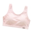 thumbnail image 2 of ‌LYMAYTER Teens Training Bras Girls 10-16Y Solid Color Wire-Free Bras Comfort Light Support Bras M-4XL, 2 of 8