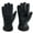 Black, variant on BadPiggies Women Winter Touchscreen Gloves, Waterproof Warm Fleece Lined Gloves Fluffy Cuff Thermal Texting Gloves