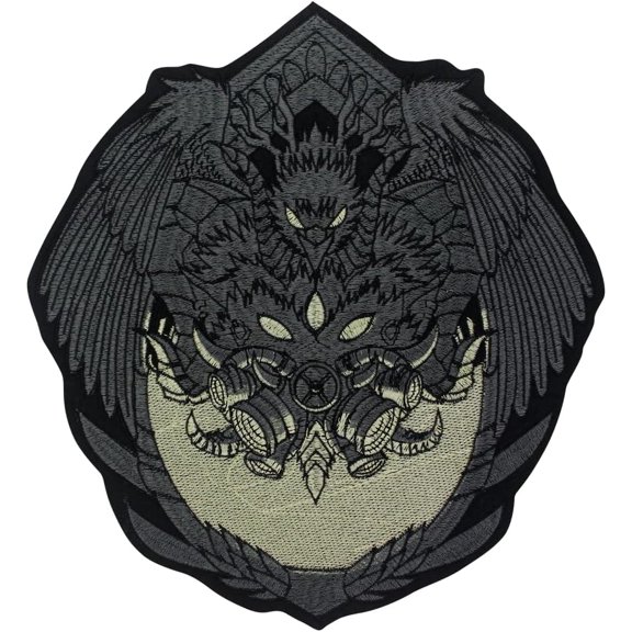 Animal Iron o Patches Embroidery Patch Motorcycle Jacket Patch Personalized DIY Decorated Antique Brass Metal Style 1piece