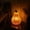 B, variant on OCCOA Halloween Pumpkin Lamp Lighting Candle Decoration, Crackled Resin Pumpkin with Warm Glow for Party Tabletop, Thanksgiving Fall Home Decor, A