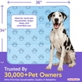 thumbnail image 6 of PETSWORLD Washable Reusable Dog Pee Pads (Pack of 8) – 34” x 36” Training Pads with Non-Slip Backing - Waterproof, Leakproof, Highly Absorbent Pet Pads for Puppies & Dogs, 6 of 6