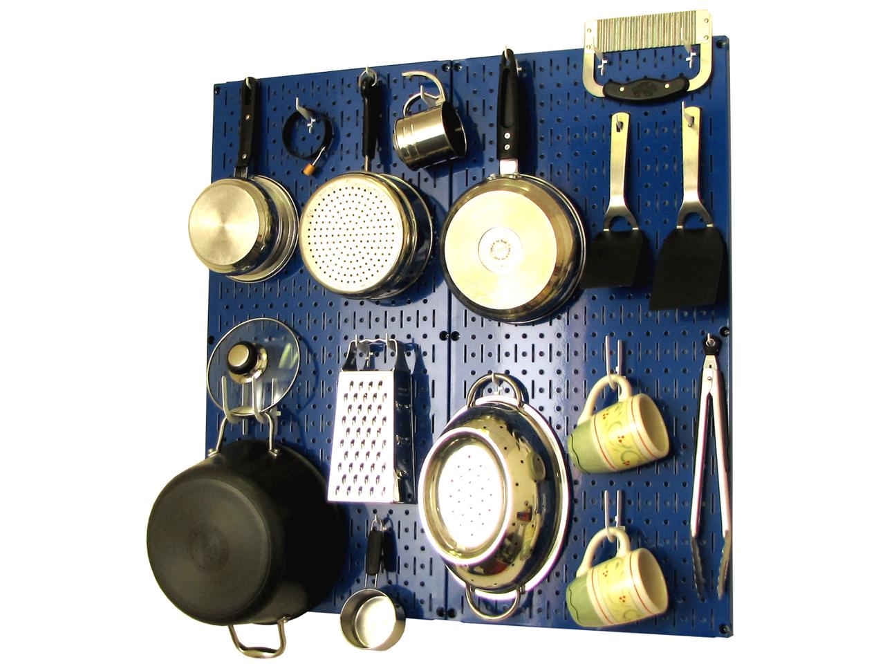 Wall Control Kitchen Pegboard Organizer Pots and Pans Pegboard Pack