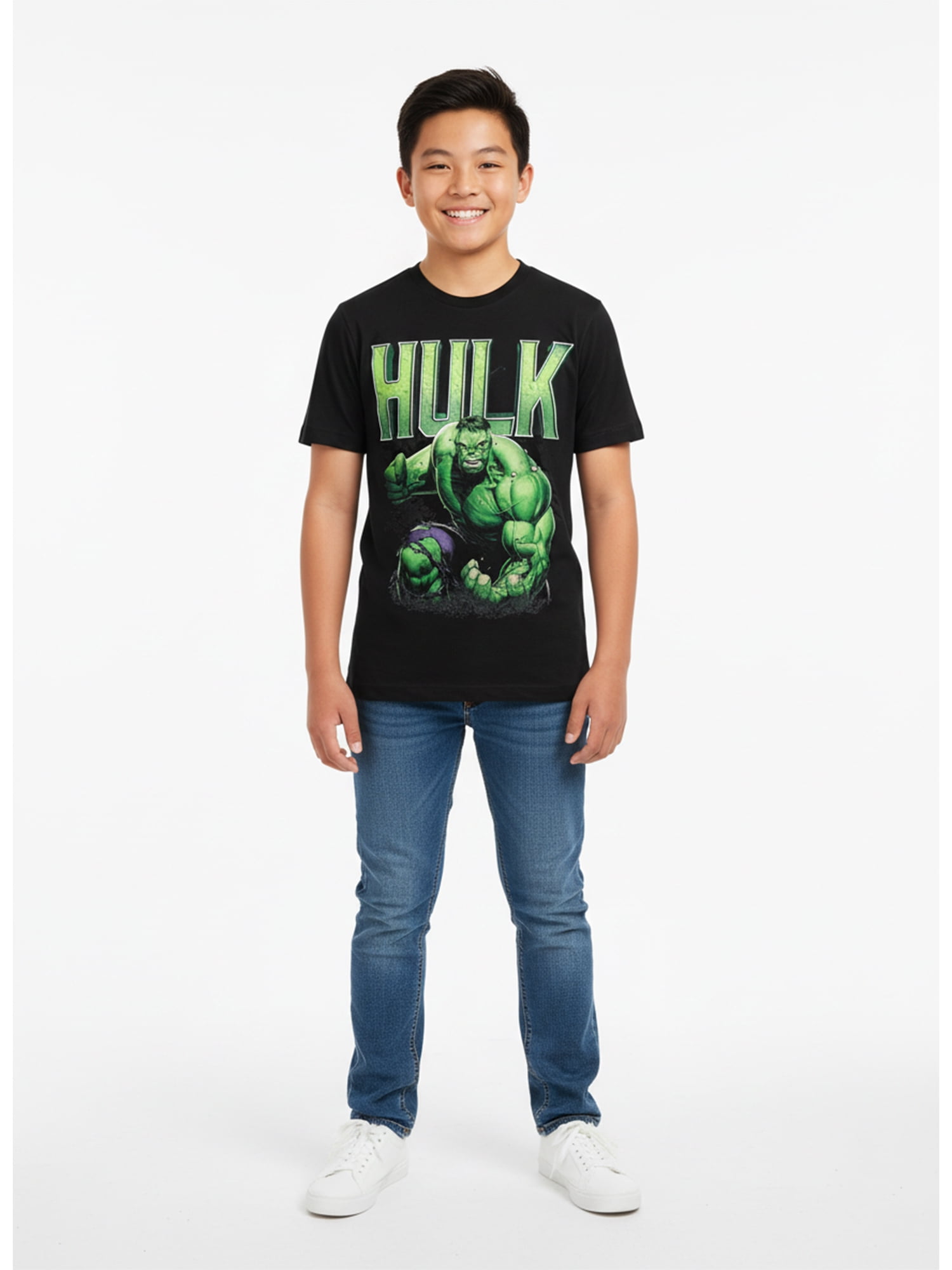 Marvel, Boys' & Big Boys' Graphic T-Shirt, Stone Hulk, Sizes 4-18