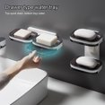 thumbnail image 6 of Qonioi Suction Cup Soap Dish, Double Layer Wall Mount Soap Holder for Bathroom Shower, Soap Box, Bath Organizer, 6 of 7
