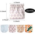 thumbnail image 3 of HUIANER 5Pcs Pocket Cosmetic Bag for Purses, oxford cloth Small Makeup Bag Cosmetic Pouch for Women, Portable No Zipper Makeup Pouch Coin Purse Jewelry Pouch, 3 of 7