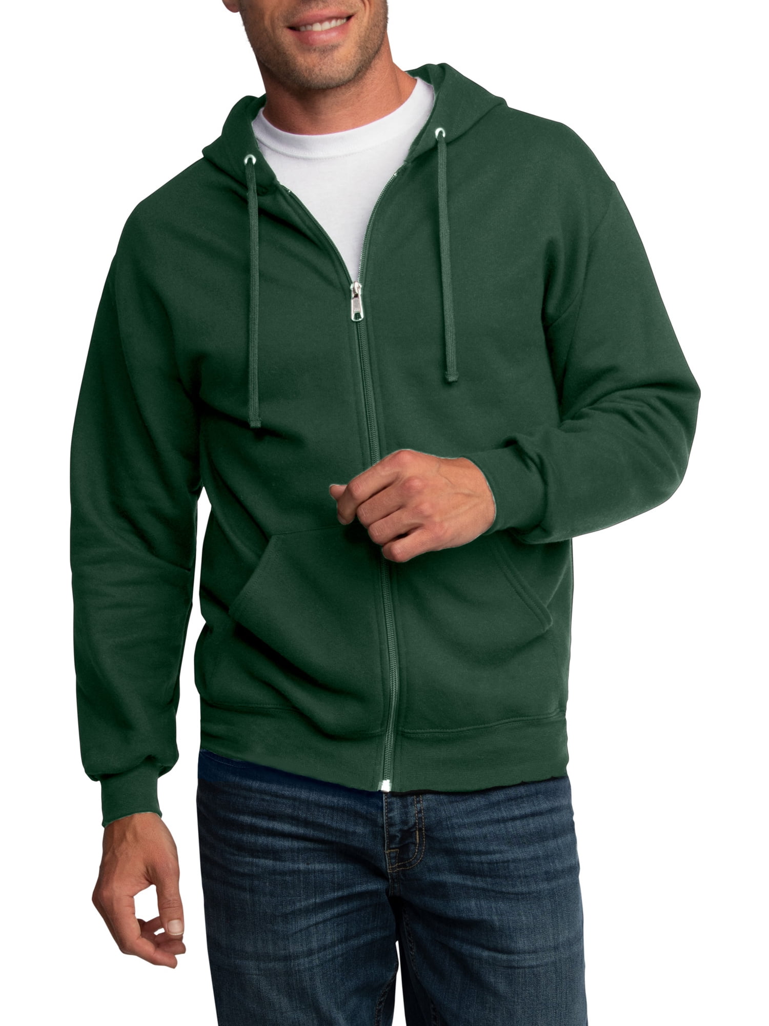 Macondoo Men Sport Zipper Hooded Casual Jacket Coat Solid Sweatshirt