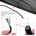 thumbnail image 5 of Unique Bargains 300D Polyester PU Boat Cover 14' 16' 18' 19' 20' Waterproof For V-Hull Black Fit for Length:16-18ft,Beam Width: 94", 5 of 8