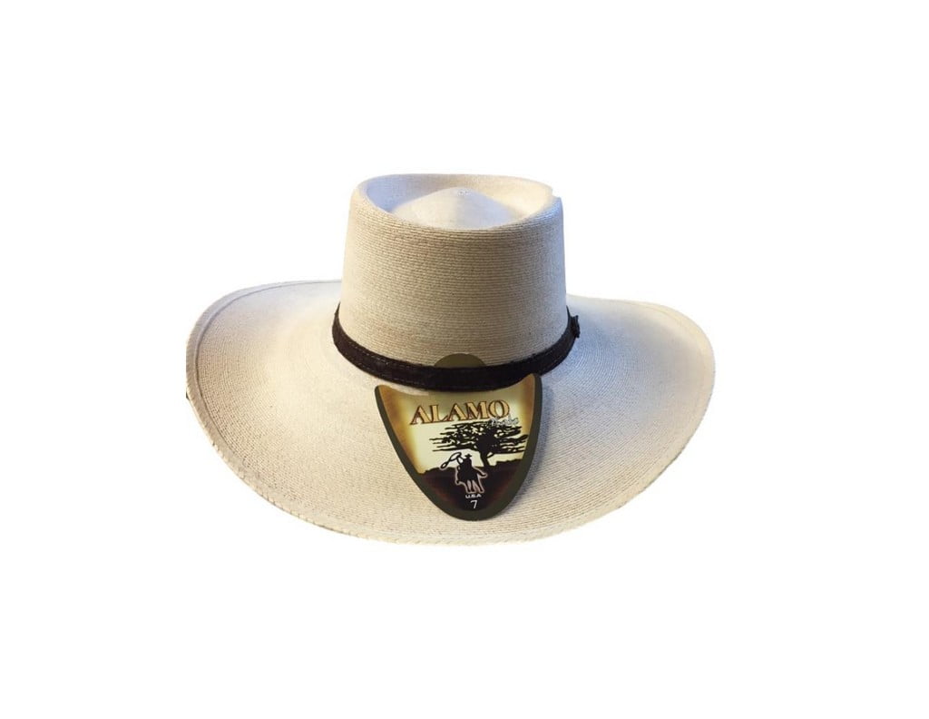 flat crown cowboy hat
