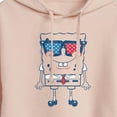 thumbnail image 3 of SpongeBob SquarePants - Flag Fill Sunglasses - Juniors Cropped Pullover Hoodie, 3 of 6