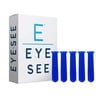 Eye See Hard Contact Lens Remover and Applicator Hollow RGP Plunger - Allows for Easy Removal/Application of Sclera Contacts - Box of 5 (Blue)