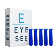 Eye See Hard Contact Lens Remover and Applicator Hollow RGP Plunger - Allows for Easy Removal/Application of Sclera Contacts - Box of 5 (Blue)