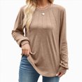 thumbnail image 2 of Towmus Womens Sweaters Dressy Pleated Womens Tunic Tops Casual Blouses Fashion Long Sleeve Shirts for Women, 2 of 6