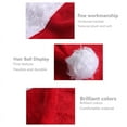 thumbnail image 6 of 1/6Pack Santa Hats Christmas Hats for Adults , LED Lighting UP Caps Family Winter Plush Xmas Santa Hats Cap for Christmas New Year Party Decor, 6 of 7