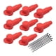 thumbnail image 1 of Protector de terminales de silicona genérico para camiones, 8 piezas Rojo, 1 of 8