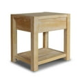 thumbnail image 6 of Grain Wood Furniture Montauk End Table, Solid Wood with a Driftwood Finish, 6 of 8